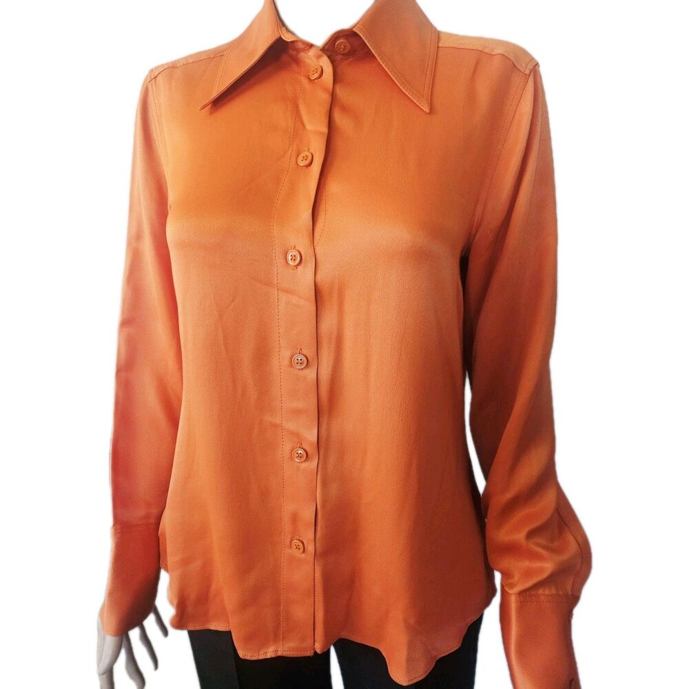 Zara Women's Long Sleeve Blouse Size Medium NWT - Picture 2 of 12